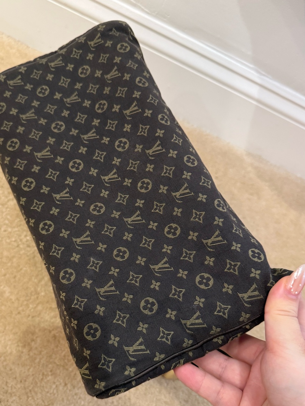Very good condition! Louis Vuitton Speedy 30 Mini Lin - Picture 5 of 10